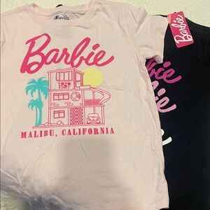 Barbie Pink and Black Malibu T-Shirt Duo